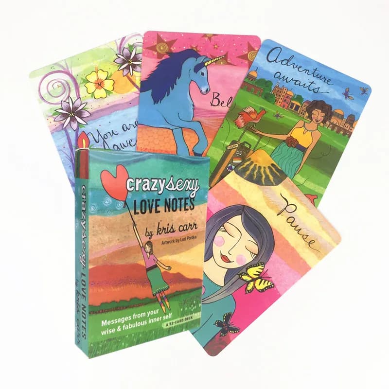 Crazy Sexy Love Notes Carta Oracle Tarocchi Festa Profezia Divinazione Gioco da tavolo per donne Ragazze carte Regali