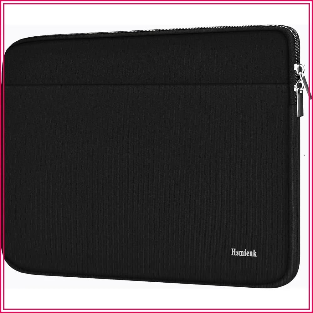 15.6 Inch Laptop Sleeve Case, Shockproof Protective Notebook Cover with Accessory Pocket, Carrying Briefcase for HP, ASUS, Dell, Lenovo, Acer