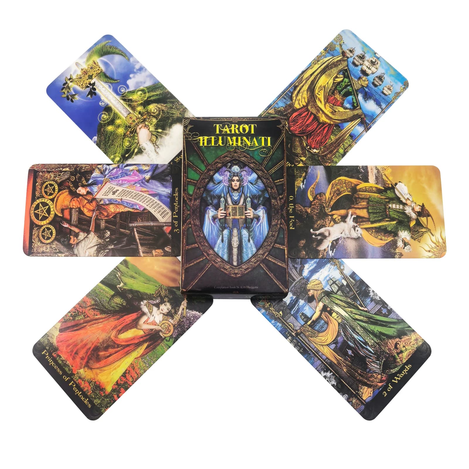 Carte dei tarocchi Illuminati Un mazzo da 78 Oracle English Visions Divination Edition Borad Giochi da gioco regalo