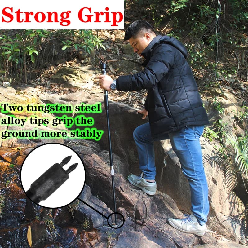 Trekking poles for trekking poles for multifunctional adjustable telescopic aluminium alloy hiking