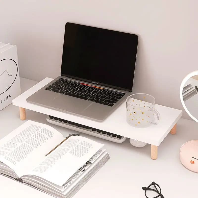 Espositore per dormitorio rialzato da tavolo supporto rialzato Base per Laptop espositore per ufficio scaffale per ufficio a casa accessori per la conservazione