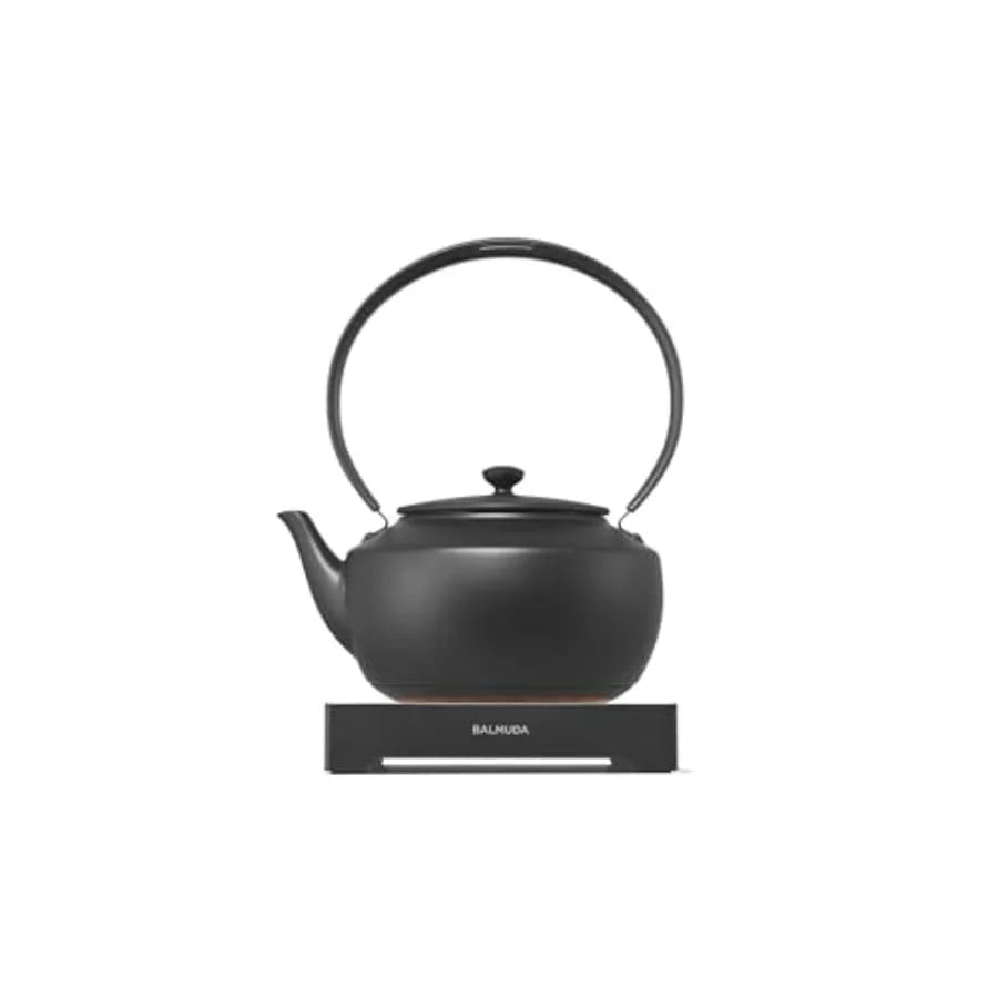 Electric Kettle with Control Temperature 122F-212F 900ml Black Stainless Steel Function Maintenance Heat Environmental Light P Precision Sound