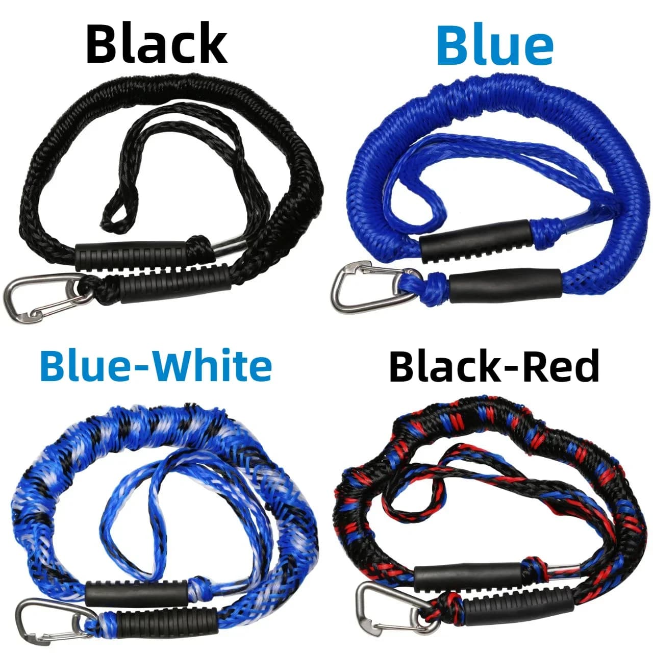 2/1 Pezzi Corde Elastiche Antiurto per Kayak, Canoa, Moto d'Acqua, Pontone, Accessori Nautici