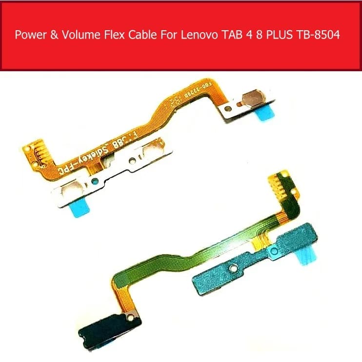 Cavo flessibile di alimentazione del volume per Lenovo Tab 4 8 Plus TB-8504X TB-8504 TB-8504P ZA2B0050RU P3588 Nastro di controllo dell'alimentazione on off del volume