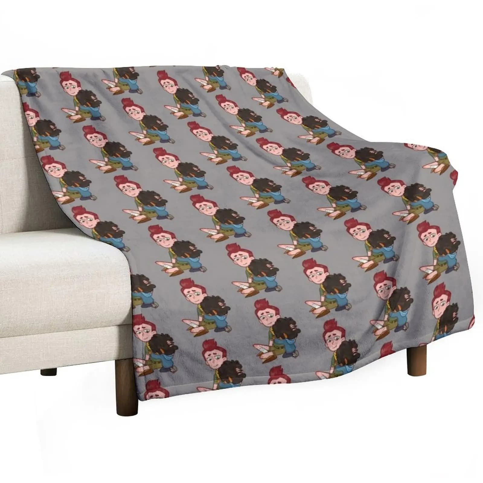Camp Camp- hug Throw Blanket funny gift Baby Winter beds Sleeping Bag Plush Warm Blankets