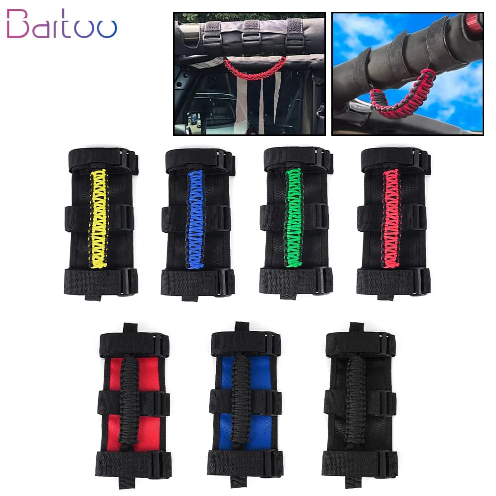 New handle for roof car handles for rope handle for Jeep Wrangler CJ YJ TJ JK JL roof doors roll bar support handle BAG106