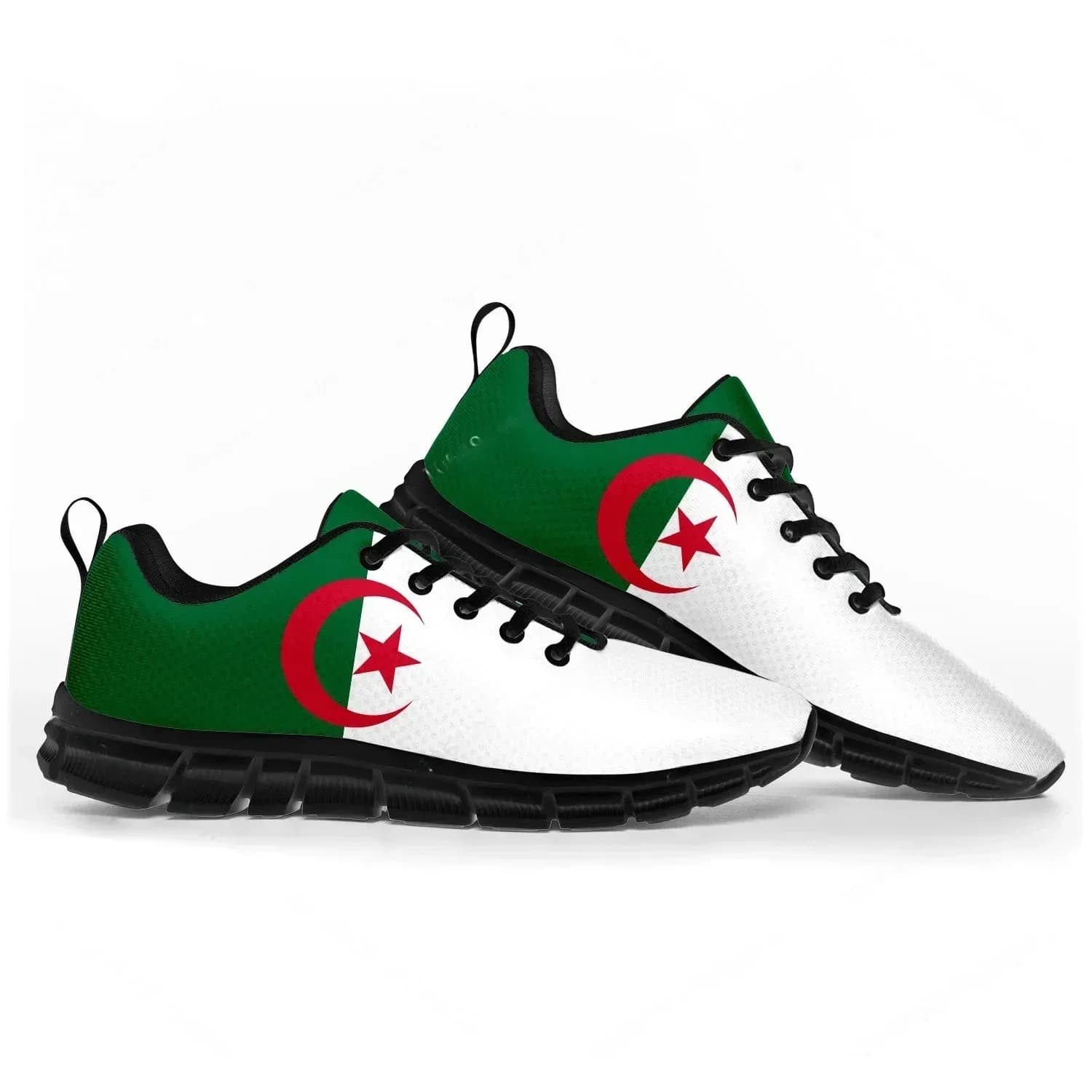 Algerian Flag Sports Shoes Mens Womens Sneakers Algeria Casual Custom High Quality Couple Shoes Black