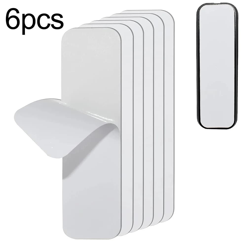 6 pezzi senza trapano campanello supporto nastro biadesivo per batteria lampeggiante videocitofono forte adesione campanello per porta nastro adesivo