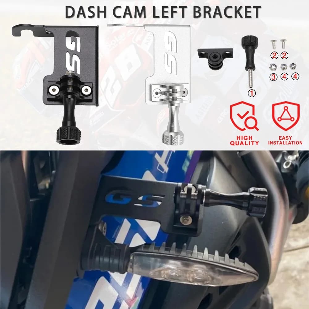 For Gopro for BMW GSA R 1200 1250 GS R1200GS LC R1250GS Adventure ADV Motorcycle Accessories Dash Camera Recorder Bracket Holder