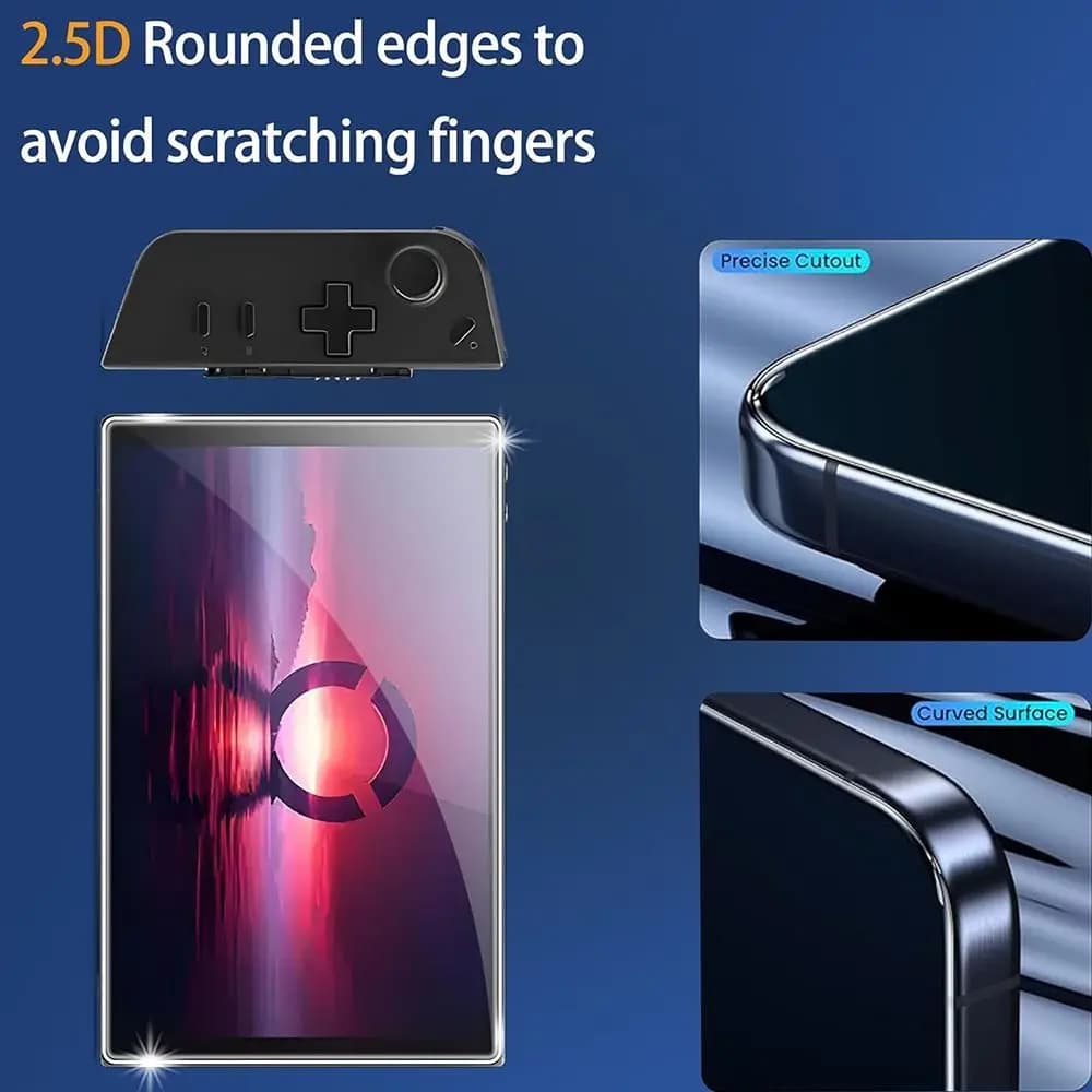 Pellicola protettiva in vetro temperato Anti-impronta HD professionale da 2 pezzi per accessori di gioco Lenovo Legion Go