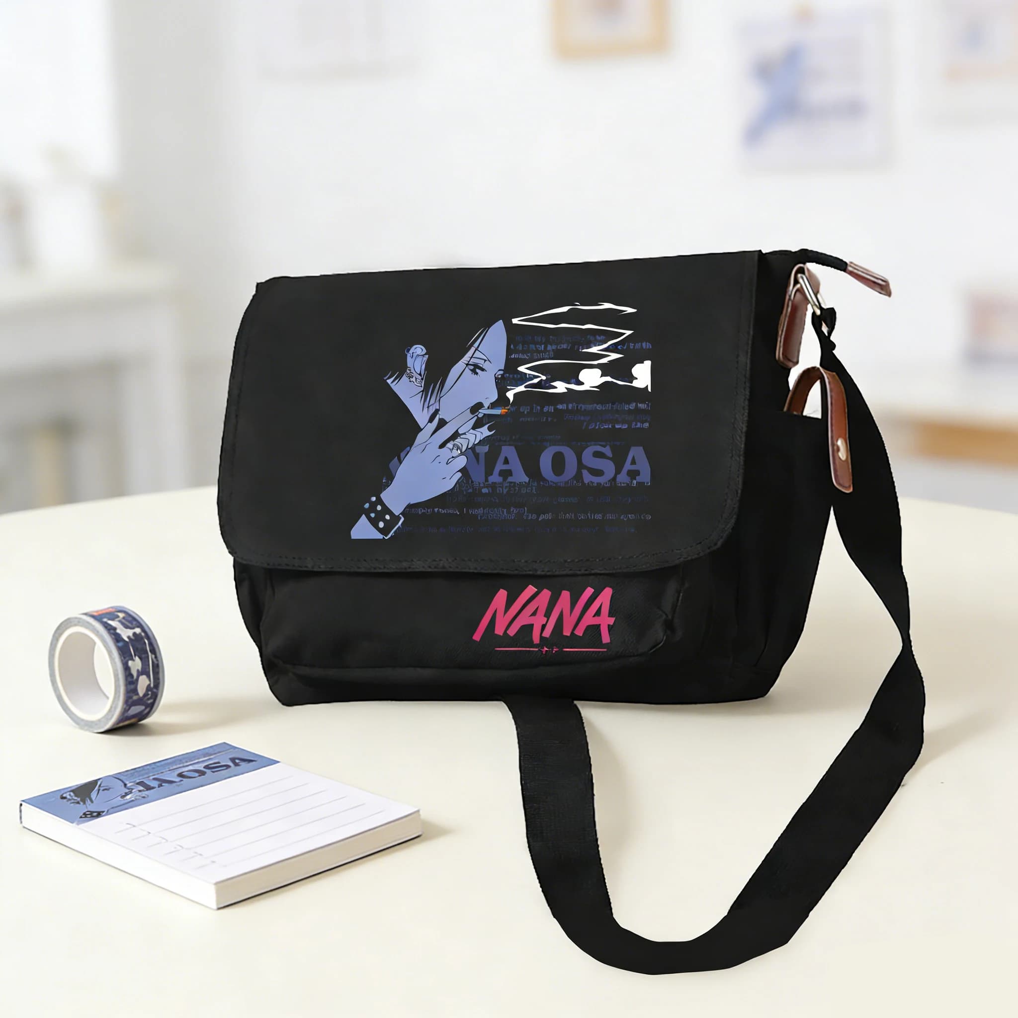 Anime NANA Women Cross bag Cartoon School Bags OXford Bookbag Kawaii Crossbody Bag per ragazze piccola Messenger Bag Unisex Daypack