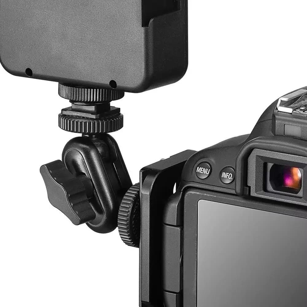 Braccio Magico Flessibile Mini con Vite da 1/4'' Stabile a 360° ° Supporto Girevole Estensibile Facile da Usare per Action Camera