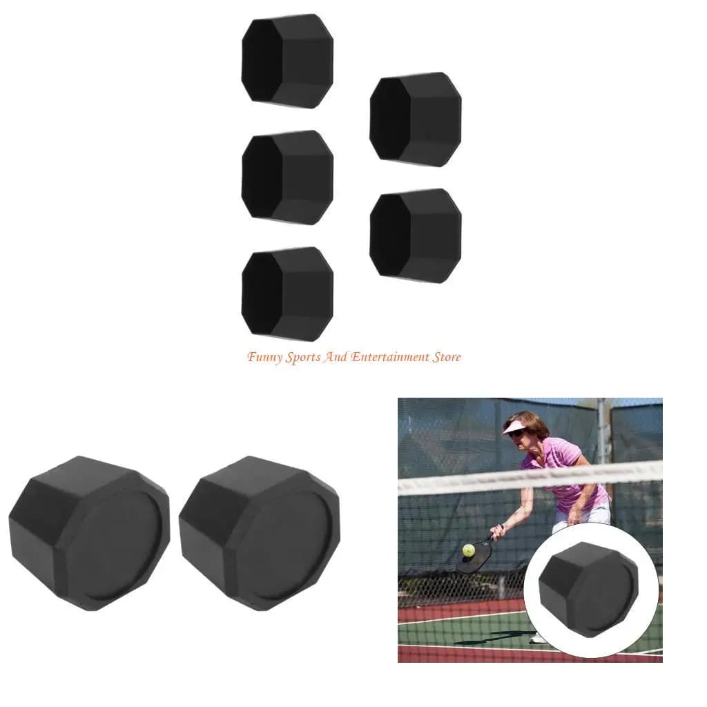C4DE 5 pieces plastic terminal cover for tennis racket back cover for tennis racket handle plugs