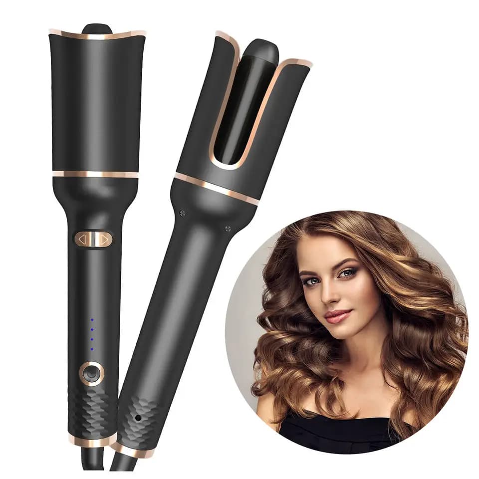 Professional automatic bigodin classic hair curler pink design automatic iron curler automatic hair curler