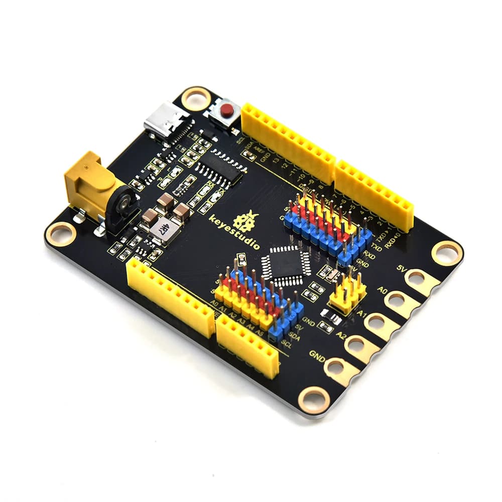 Keyestudio Maker Programming Development Card Compatible with Arduino UNO Microcontroller ATMEGA328P and Blocks Lego