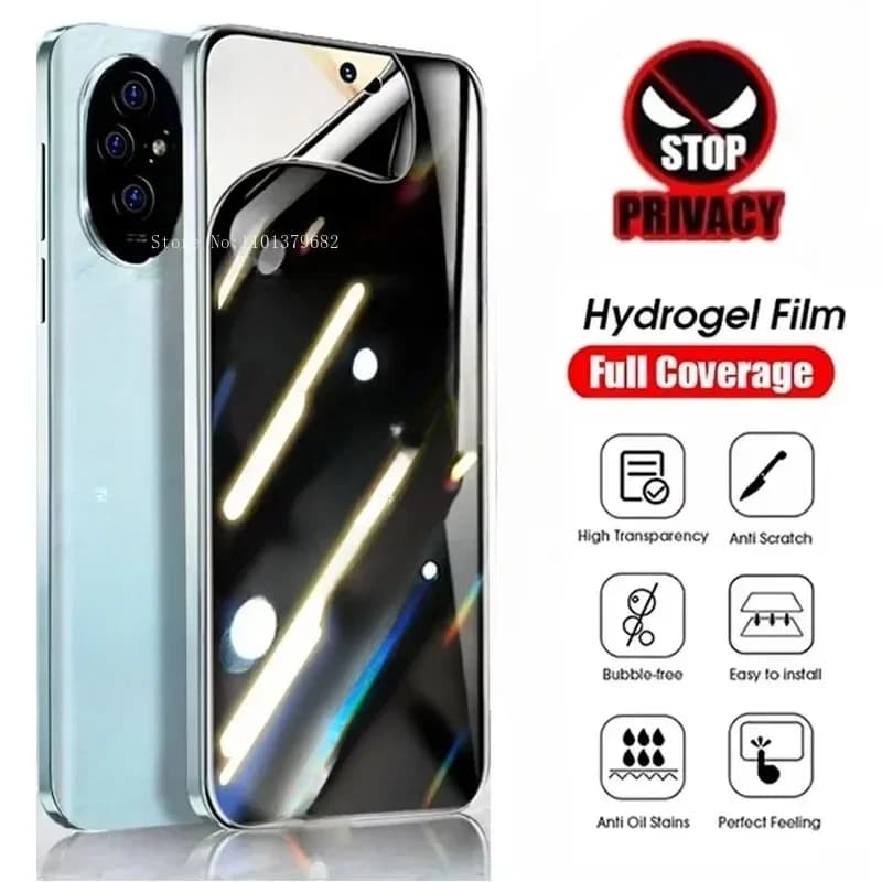 3 pezzi Privacy Anti Spy Hydrogel Pellicola protettiva per Honor 300 200 Pro Protezione schermo per Honor 100 90 80 70 60 50 Pro Pellicola morbida