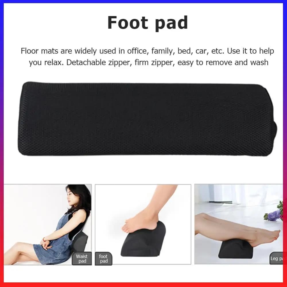 Under-Desk Foot Rest Soft Leg Muscle Pillow Ergonomic Under-Table Support Leg Cushion Multi-Purpose for Home Office