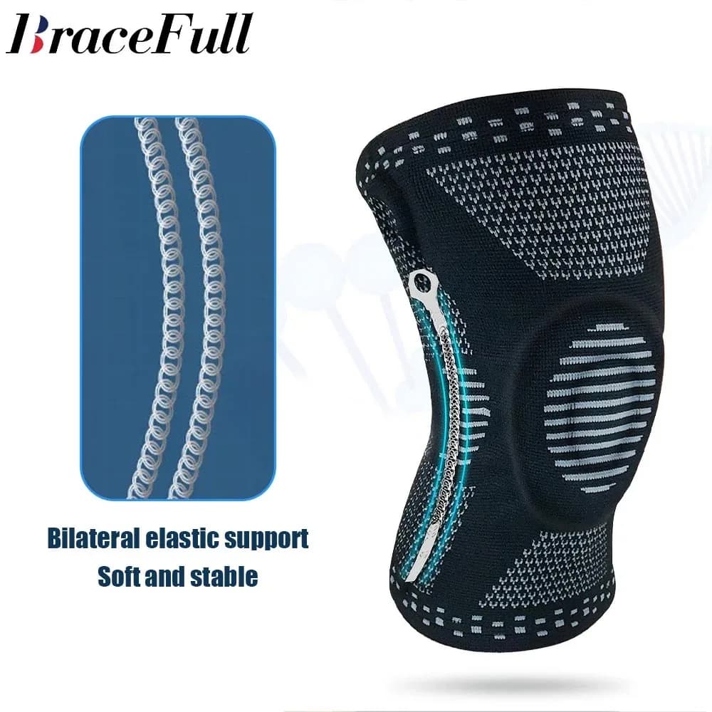 1 Pezzo Ginocchiera Compressiva per Articolazioni, Supporto per Uomini e Donne, Ginocchiera Sportiva per Pallavolo e Danza, Fascia per Ginocchio Sportiva