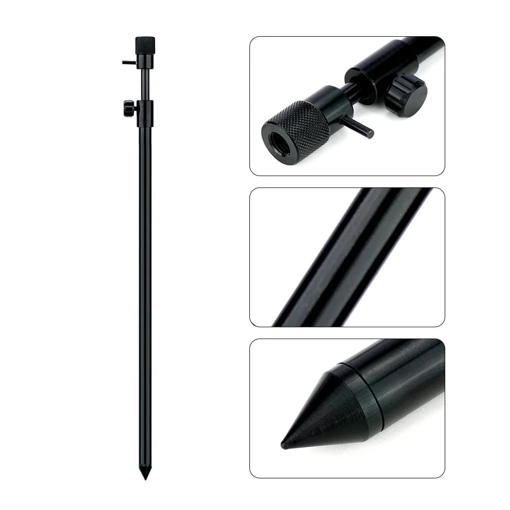 Hirisi Aluminium Carp Fishing Bank Sticks 25-40cm and 40-70cm for Carp Fishing Rod Pod Fishing Alarms Buzz Bars