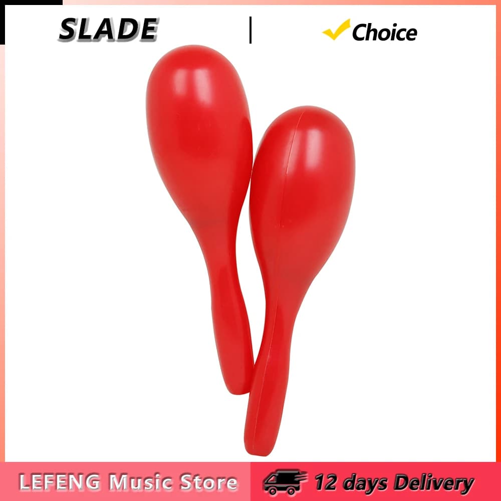 SLADE Martello da sabbia Maracas Baby Kid Palla Giocattolo Martello da sabbia in plastica Sonaglio Strumento musicale Shaker Giocattoli per bambini Apprendimento musicale Suono