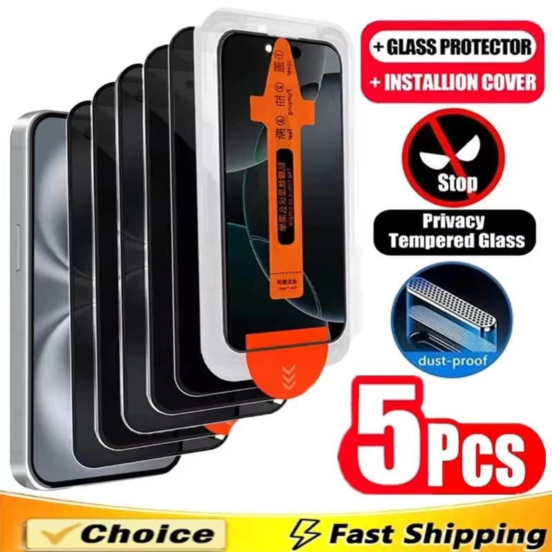 Oleophobic Coating Anti-Spy Screen Protector For Xiaomi Redmi Note 12S 11S 13 12 11 10 Pro 8 9 10S 9S 14C Privacy Tempered Glass