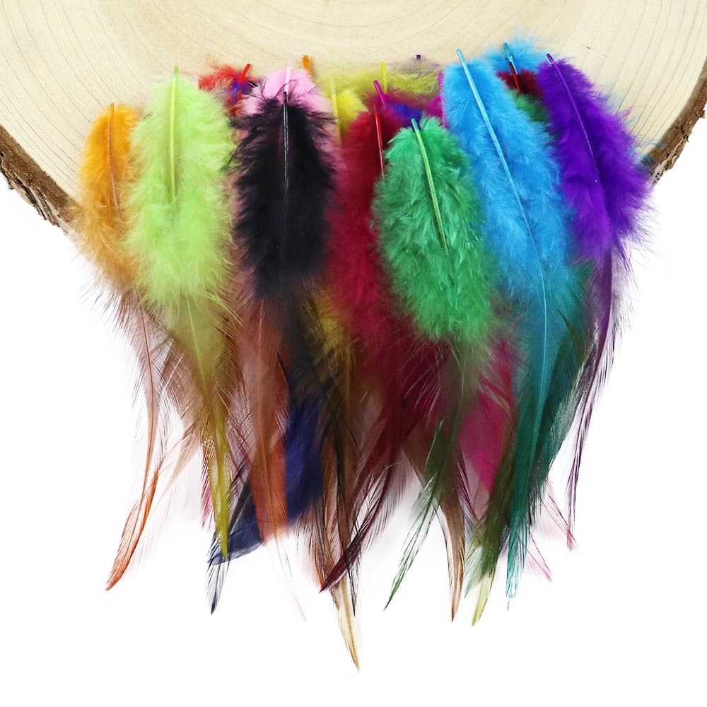 50-500PCS Pheasant Feather 10-15cm/4-6inch Long Chicken Feathers for DIY Jewelry Clothing Sewing Accessories Dream Catcher Decor