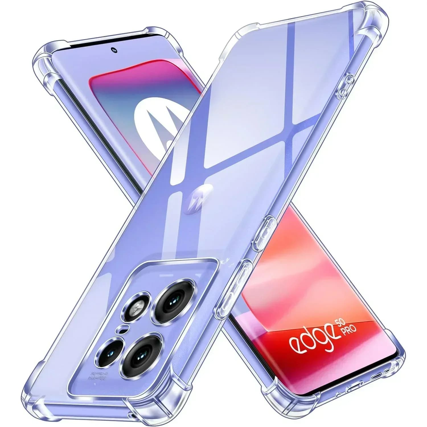 Custodia trasparente in silicone Luxur per Motorola Moto Edge 50 Pro 40 Pro Custodie antiurto Moto G30 G20 Edge 40 Neo 5G 40 30 Neo Cover posteriore