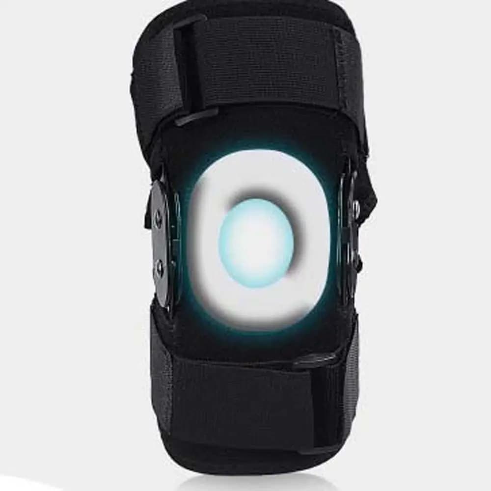 Supporto per Ginocchio con Protezione della Rotula, Fascia per Ginocchio con Striscia in Alluminio, Protezione per Artrite e Fitness, Ginocchiera Sportiva