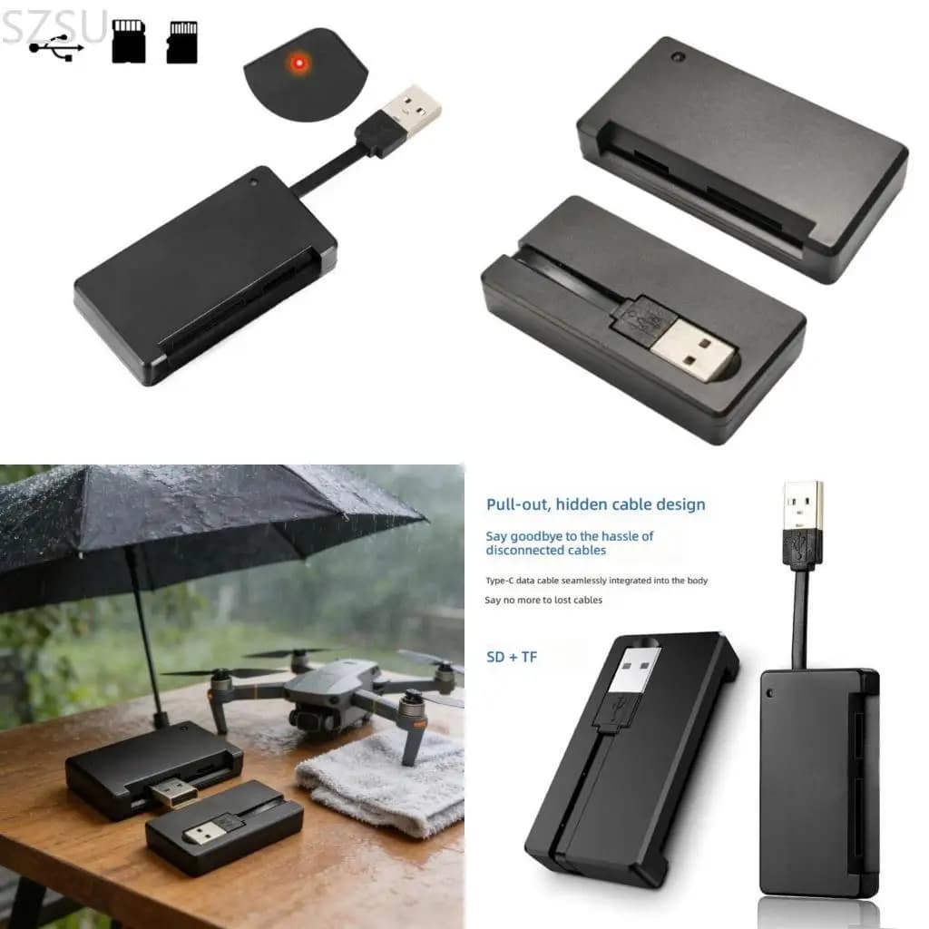 I connettori SZSU non richiedono alcun driver per il lettore schede USB per i sistemi monitoraggio delle fotocamere dei