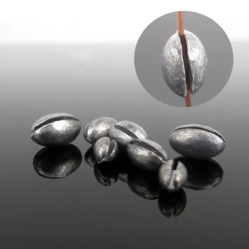 Duck Bill Bite Lead Down Sinker Fishing bait accessories Zattera Shore Fishing clip Micro drifts Repeat Use Lot 20 Pieces