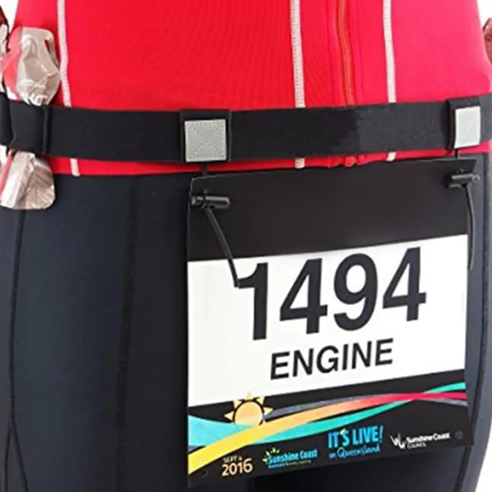 Elastic Adjustable Triathlon Running Belt Marathons Waist Holder for Race Numbers Lightweight Cycling Fitness Unisex