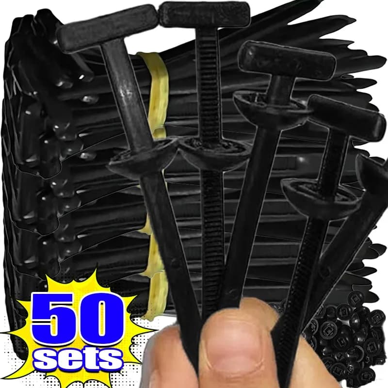Fascette per cavi in nylon all'ingrosso Fibbia universale autobloccante per riparazione auto Fissaggio per bagagliaio automatico Parafango per pannello di protezione del motore Clip di fissaggio