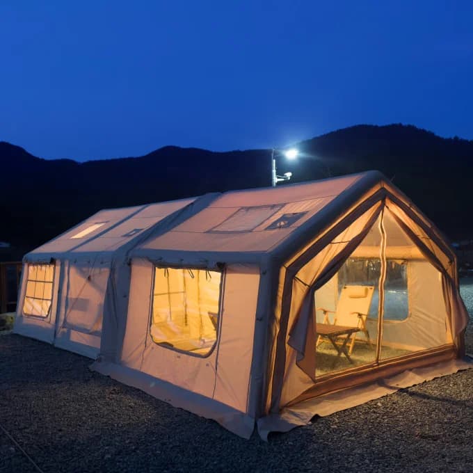 Tenda da campeggio gonfiabile super grande ST In Stock per viaggi in famiglia all'aperto