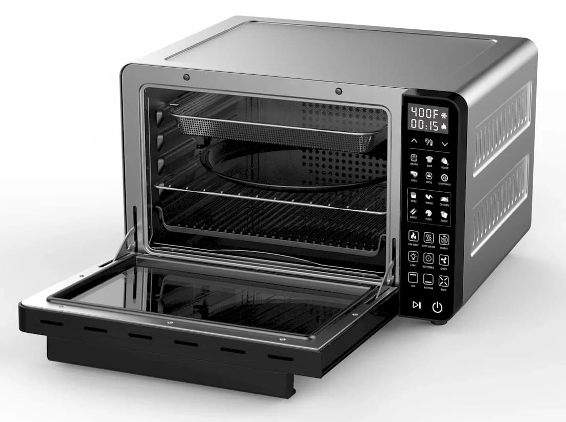 = 8-hour dehydration 24-litre air cooler AF551T Triple 5-layer heating elements with visible window