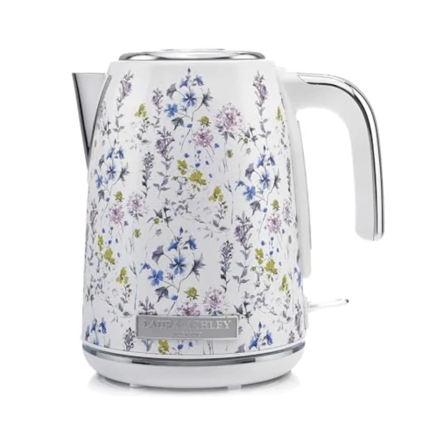 Bollitore Elettrico in Acciaio Inox 1,7 Litri 1500W, Ebollizione Rapida per Cucina Domestica - Spegnimento Automatico, Protezione da Surriscaldamento e Ebollizione a Secco