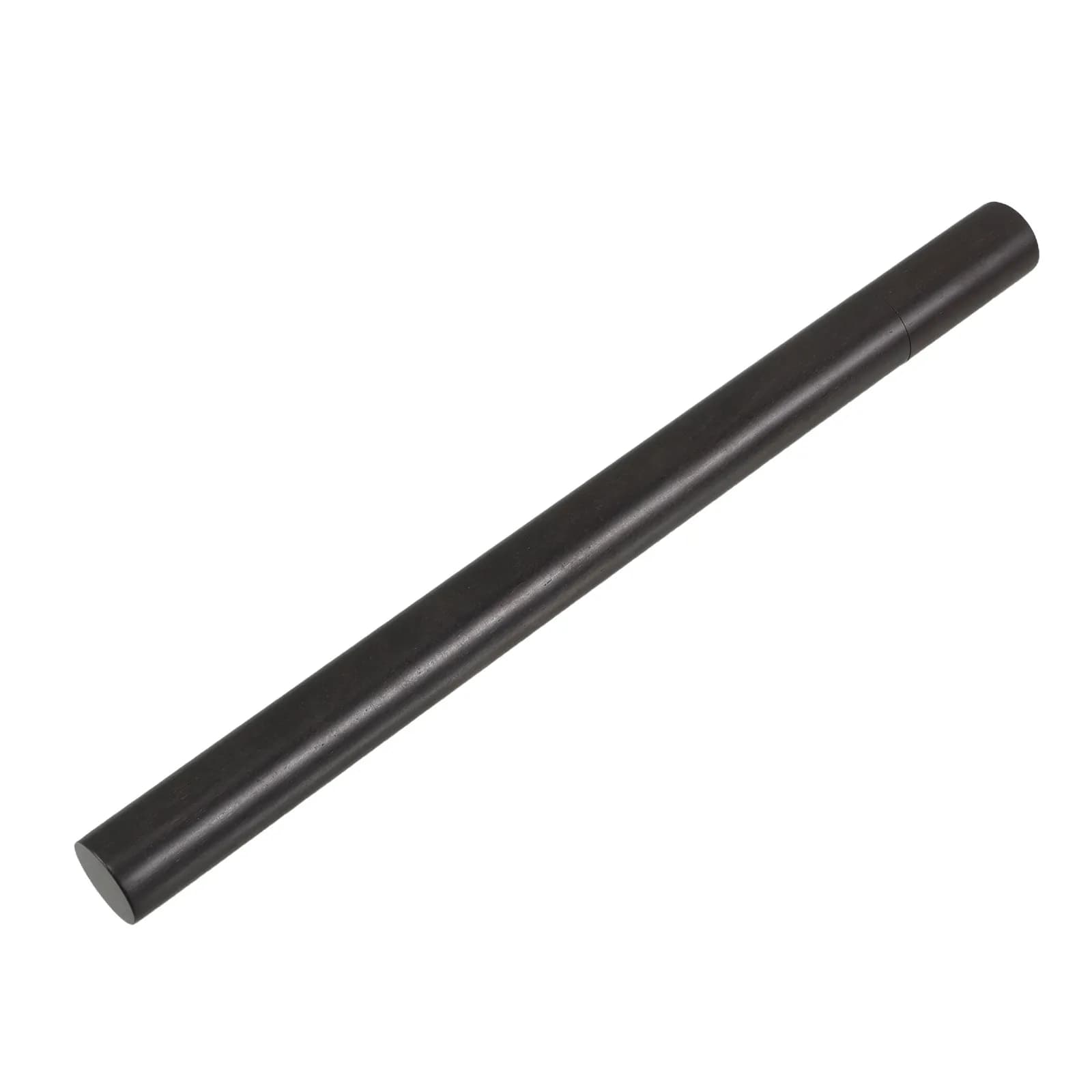 Incense Sticks Packaging Box Ebony Wood Natural Grain 9.25x0.7 Inch Moistureproof Sealed Incense Stick Storage Tube Travel Case