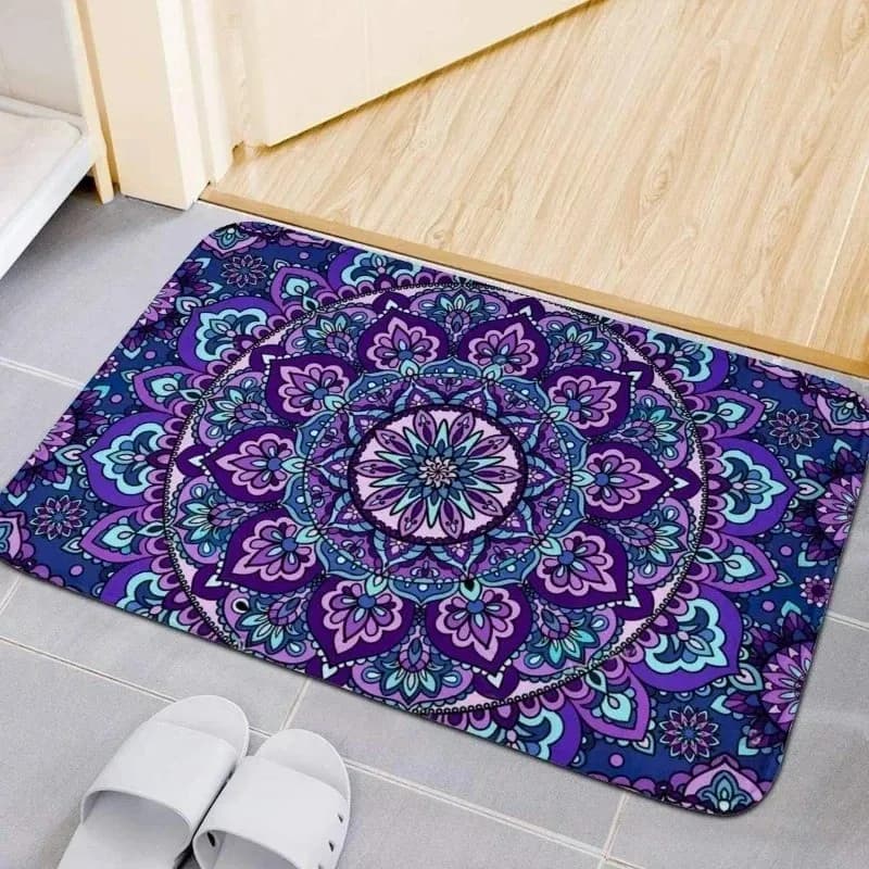 VIKAMA Magic Carpet Design Door Mat Non-slip Washable Entrance Rug Aladdin Themed Floor Mat For Indoor Use