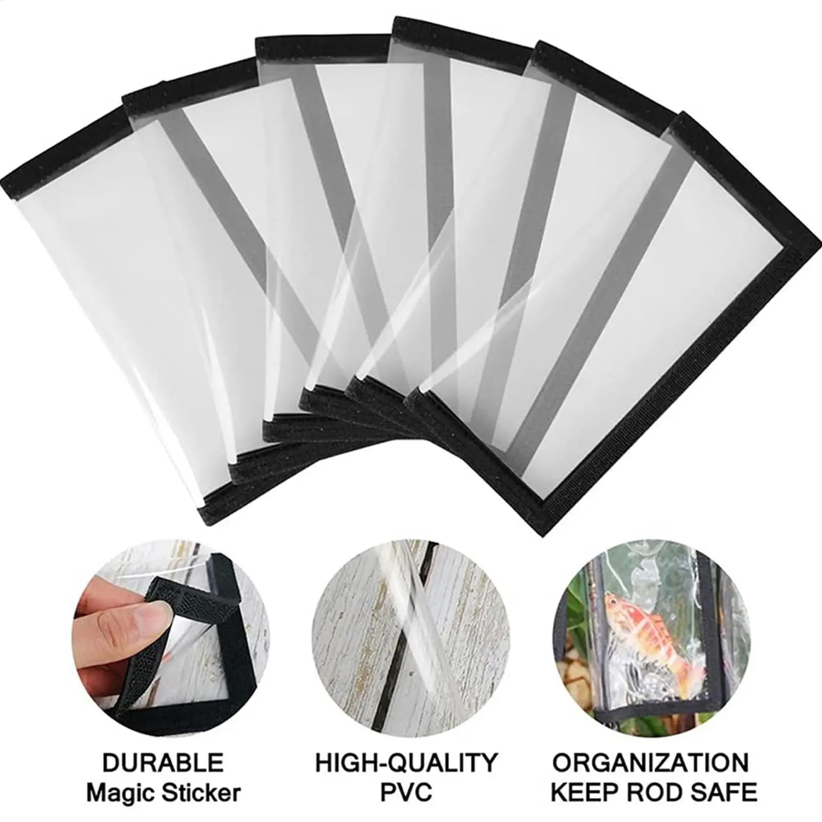 Fishing bait cover Transparent protective bag for bait Wrap for bait Men's bait Hook for fisherman Storage esca Salt water Freshwater equipment Lake River