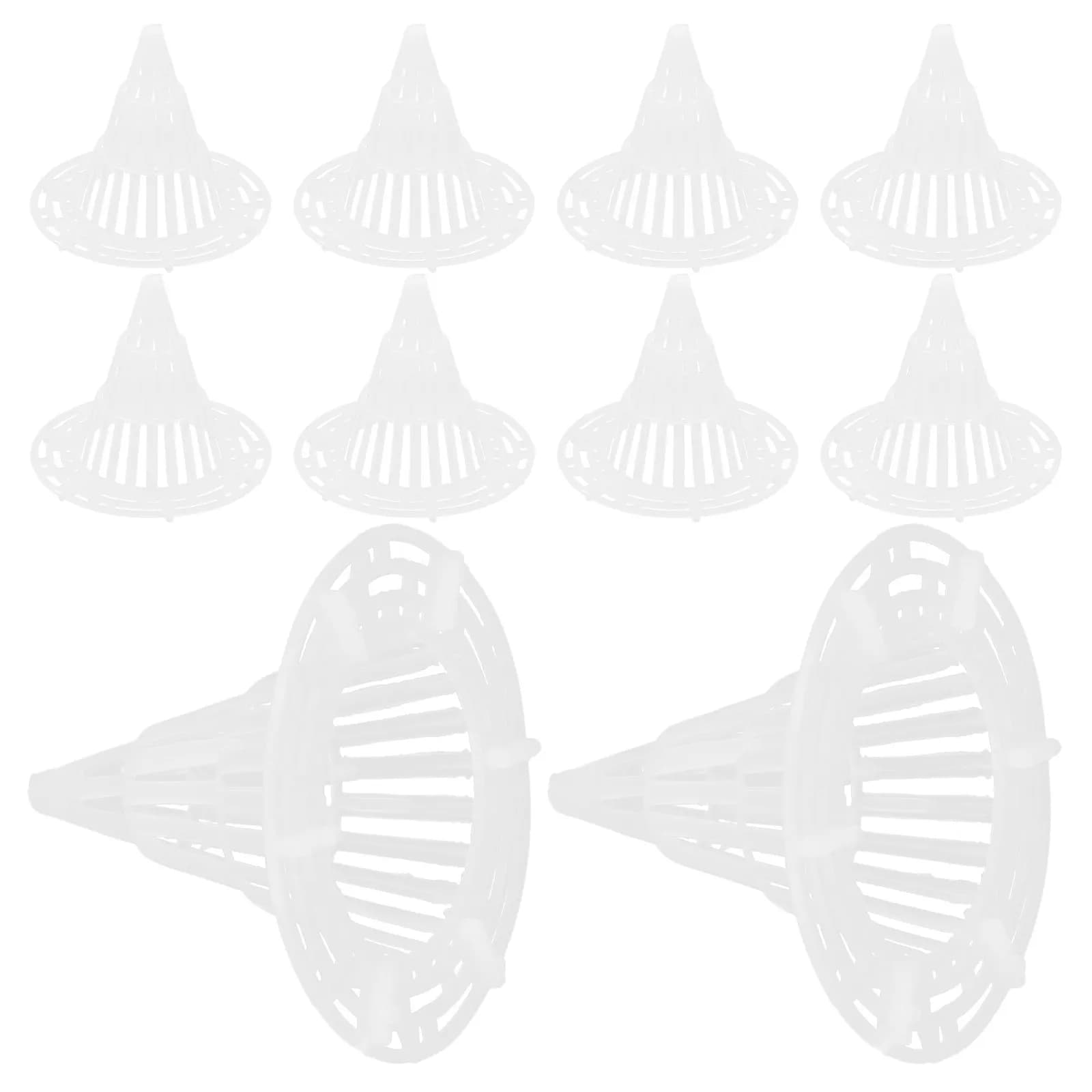 50Pcs Flowerpot Mesh Pads Plastic Planter Hole Mesh Mat Breathable Drainage Base Pad for Bonsai Succulent Plant Pot Accessories