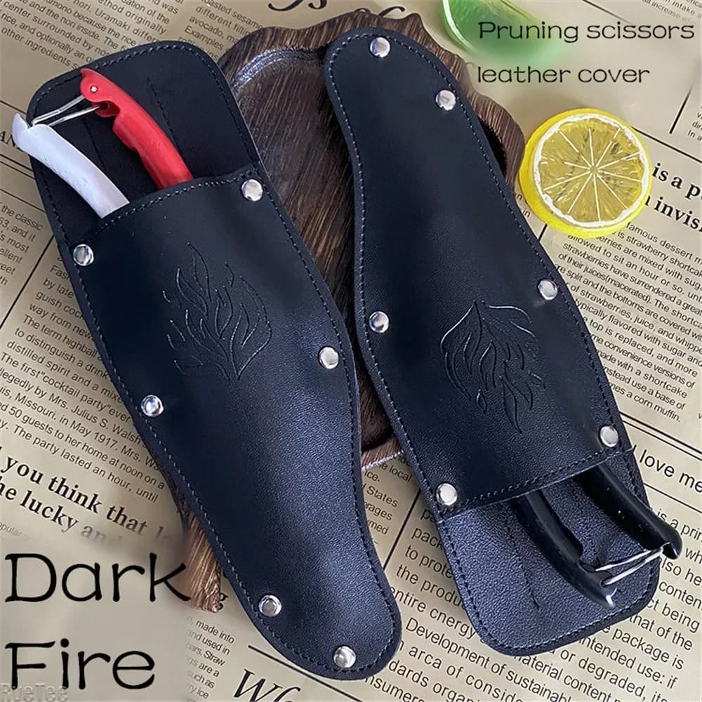 2025 New PU leather case for garden shear shears Garden scissors Sheath for shears Fondina for shears with locking button