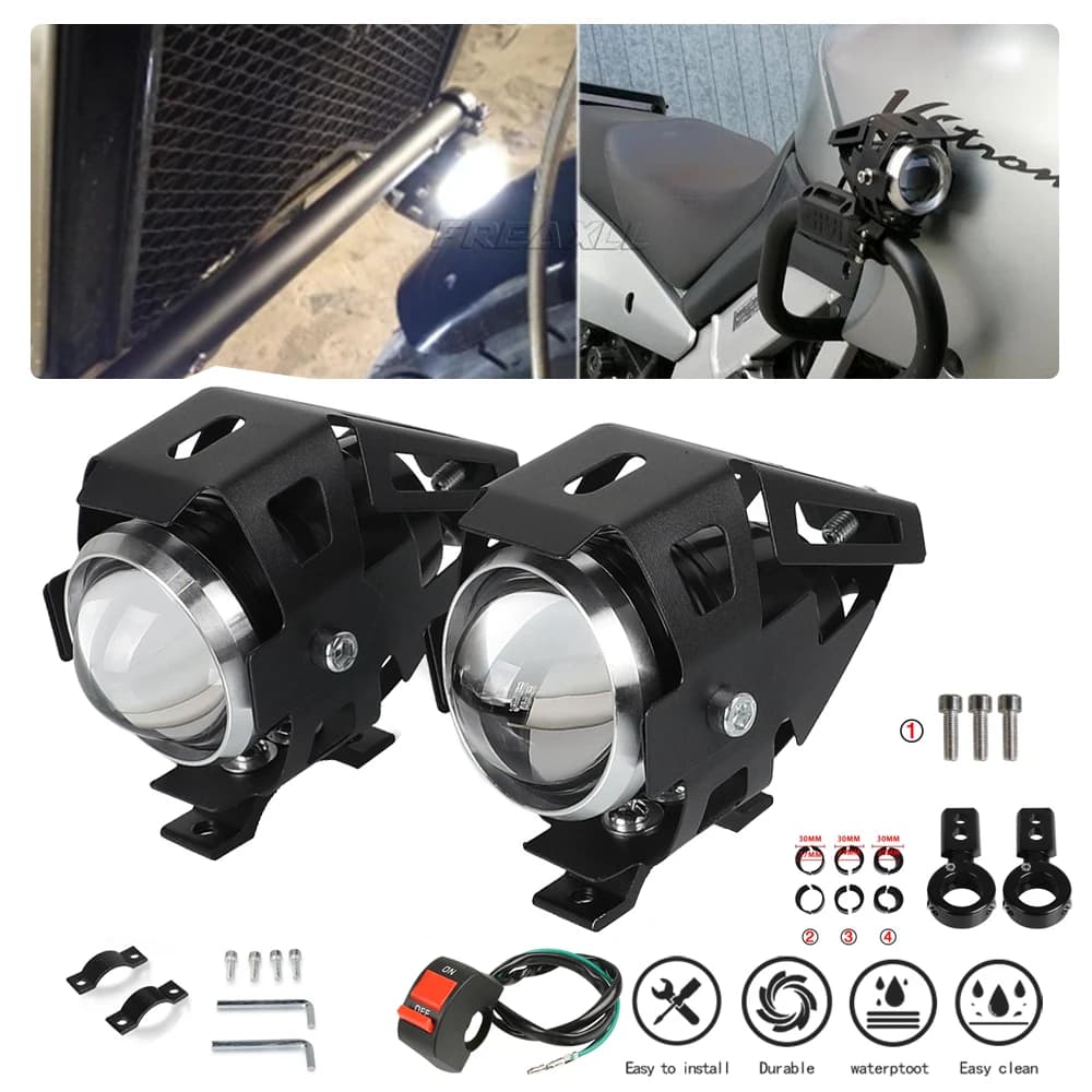 12V moto metallo faro guida Spot faro fendinebbia per BETA RR 2T RR RS 4T X-TRAINER RR 250 300 350 400 390 430 450 498