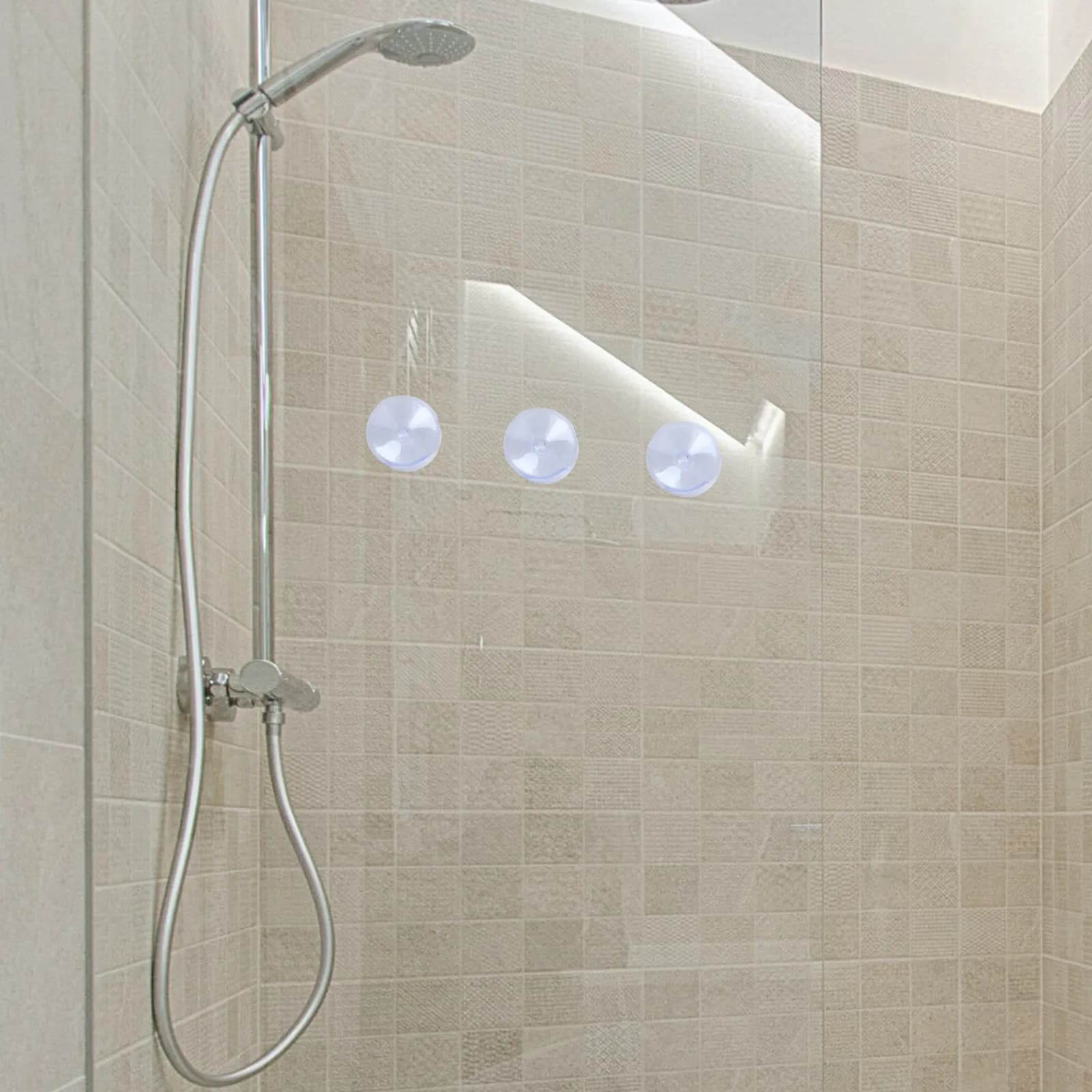 12 Pezzi Ventose Antiscivolo Trasparenti 10x20mm per Vetro, Supporti in Gomma Siliconica a Doppia Faccia Senza Ganci per Casa e Bagno