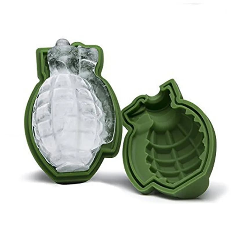 3D forma di granata stampo per cubetti di ghiaccio gelatiera Party Bar bevande vassoi in Silicone stampi cucina Bar strumento gadget da cucina icemaker