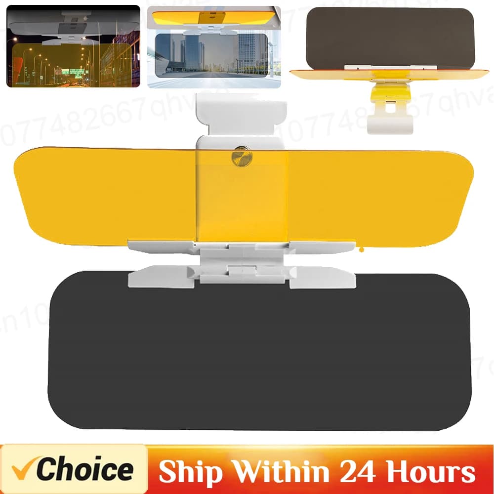 Visiera parasole per auto polarizzata antiriflesso estensore per visiera parasole Anti-abbagliamento parasole con blocco UV HD visione notturna occhiali da guida parasole