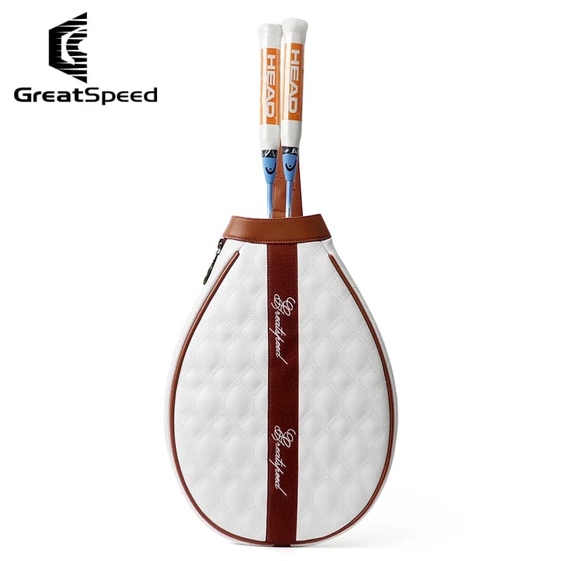 GREATSPEED Borsa da badminton da tennis ad alta estetica Borsa sportiva unisex per giovani adolescenti Quattro Grand Slams Porta attrezzature per netball