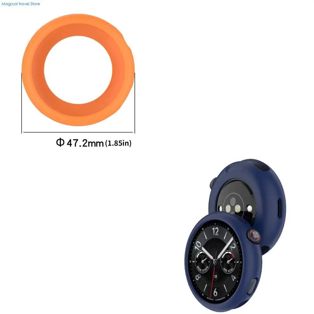 N2UB Super Light Liquid Silicone Protective Cover Full Body Shock Absorbing Case Smartwatch Accessories for watch5