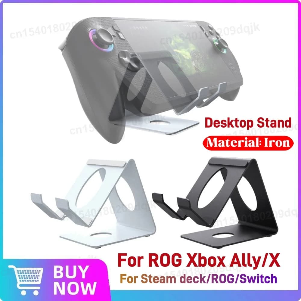 Per ROG Xbox Ally/X Supporto da tavolo Console di gioco Staffa di supporto in metallo per Switch/Switch 2 Per Steam Deck Per Legion Go