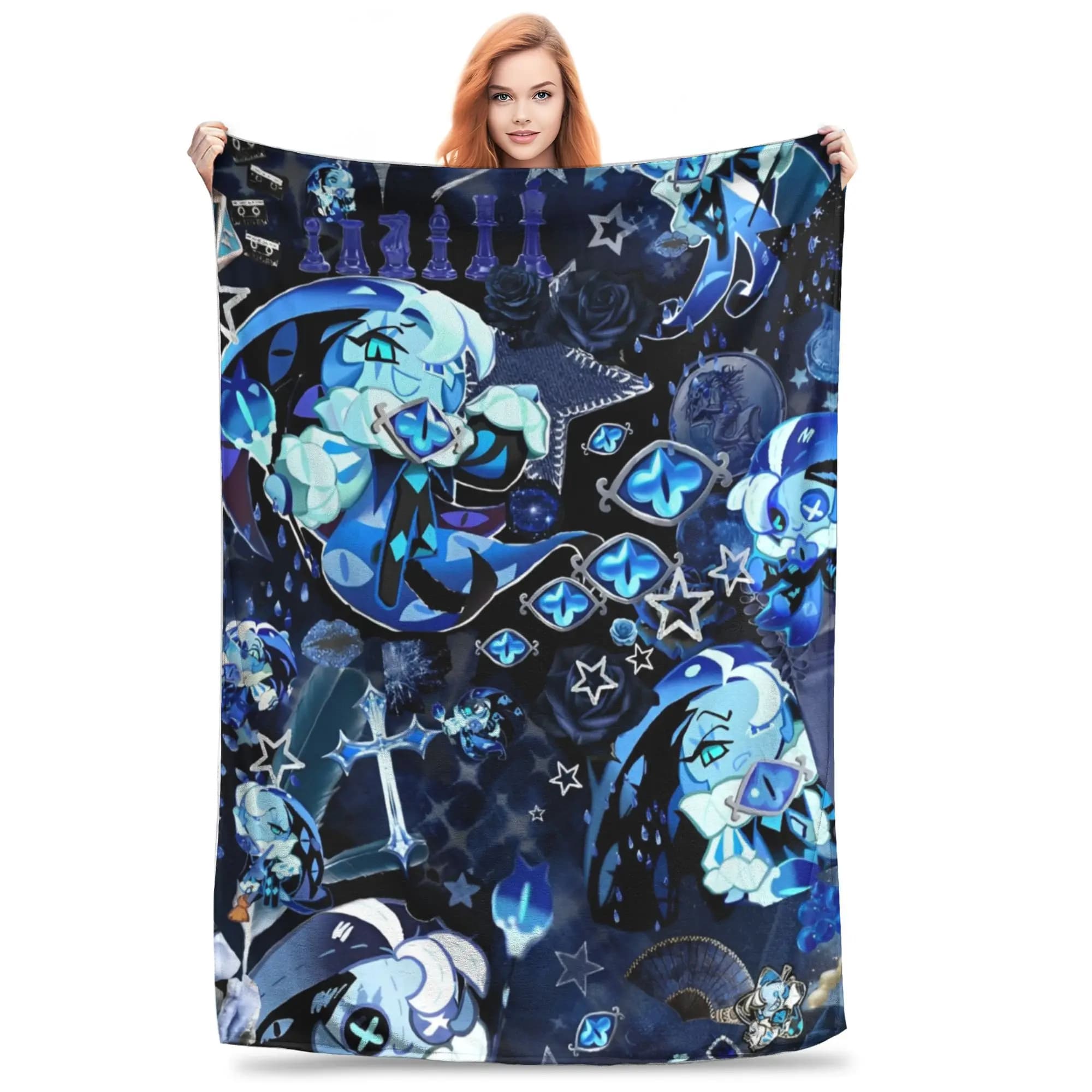 Shadow Milk Coolie cookie run kingdomed Game Blanket Super Soft Warm Throw Blankets for Couch 50x60 Inch Multi-size Bedspread