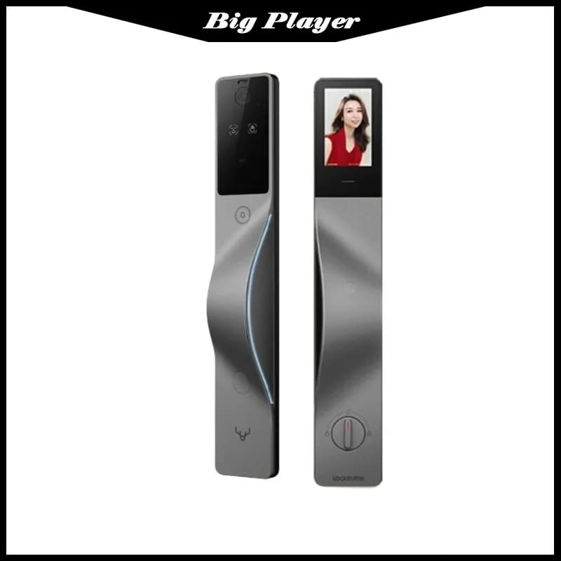 For Smart Smart Lock V5 MAX Password Eye Lock Vein APP Left Link Lockin Screen Palmar Recognition Opening Face Smart 3D Door