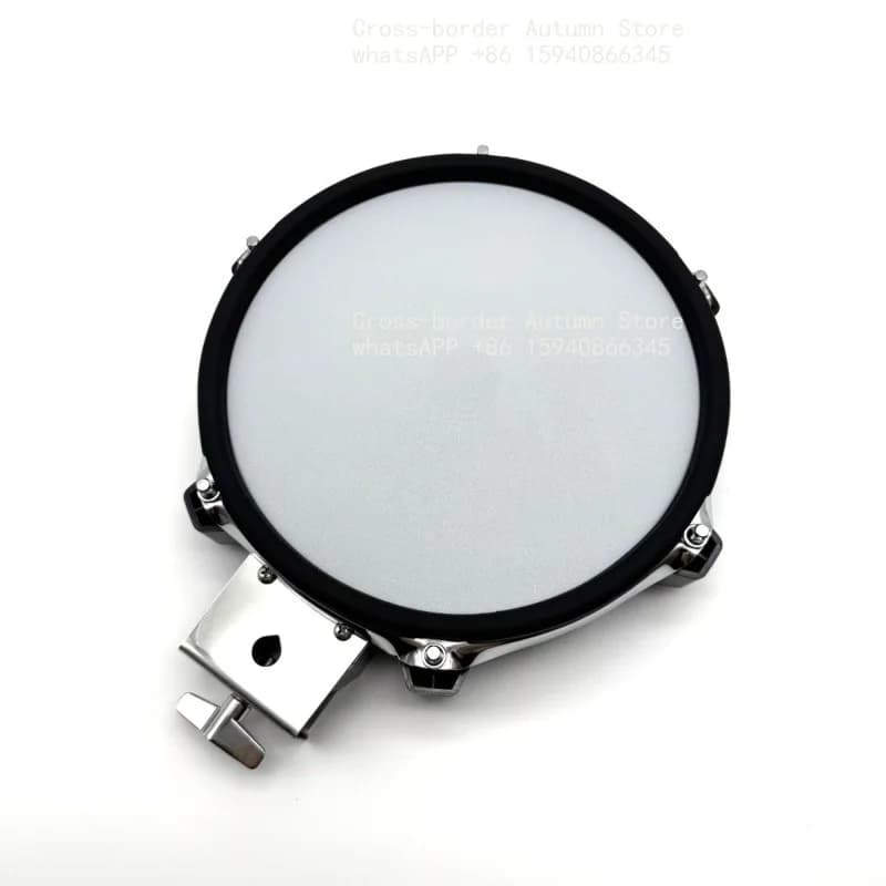 8 Inch Dual‑Trigger Drum Pad Double Mesh Rim Shot Supported Universal Electronic Drum Percussion Replacement Spare Part